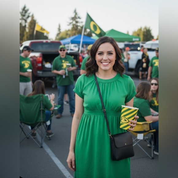Velvet by Graham & Spencer Dresses & Skirts - Velvet by Graham & Spencer Petite Kelly Green Dress size Small